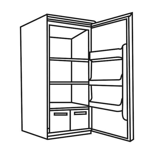 Kühlschrank Ausmalbilder 754