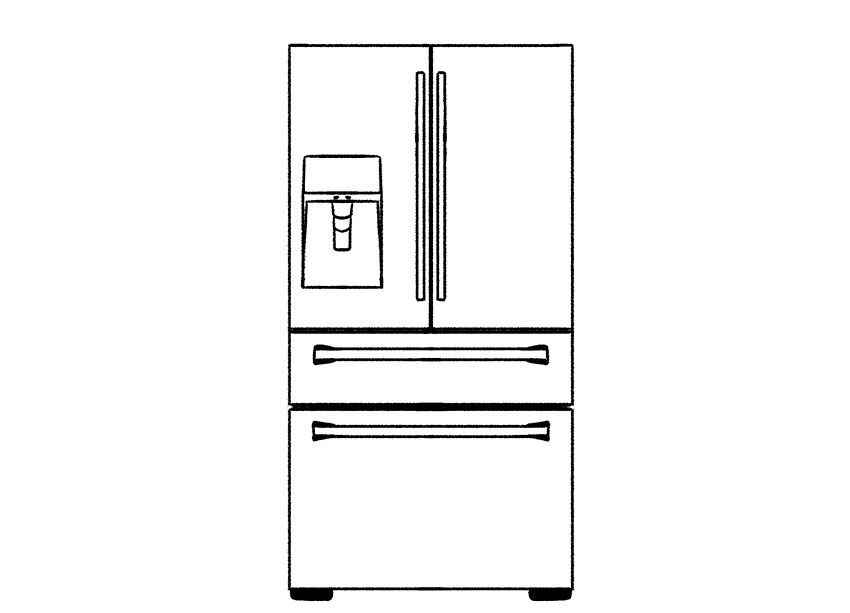 Kühlschrank Ausmalbilder 880