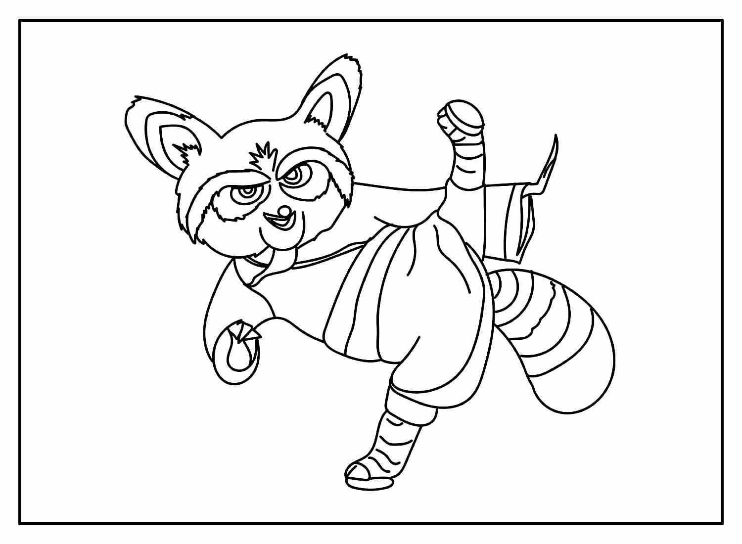 Kung Fu Panda Ausmalbilder 069