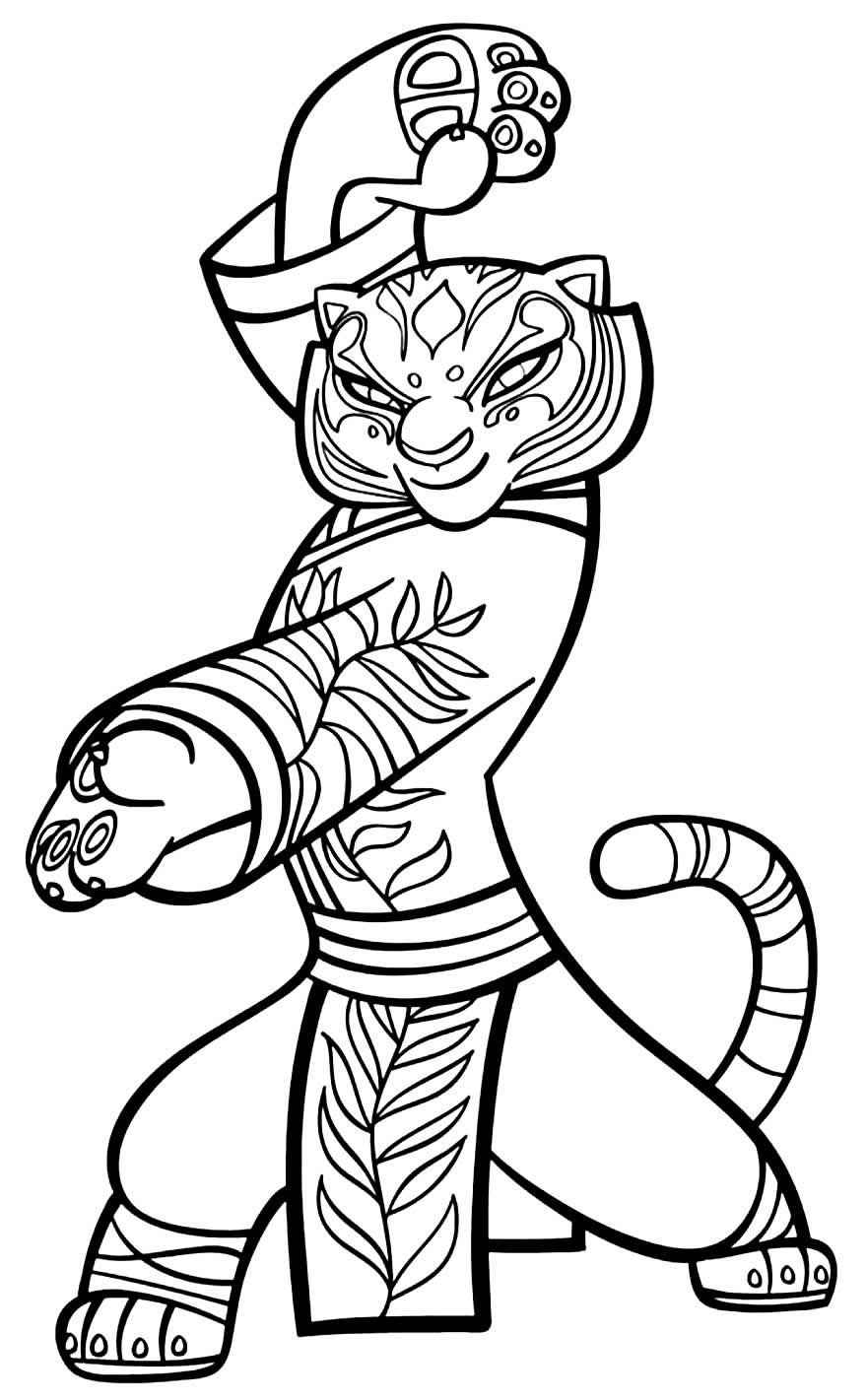 Kung Fu Panda Ausmalbilder 089