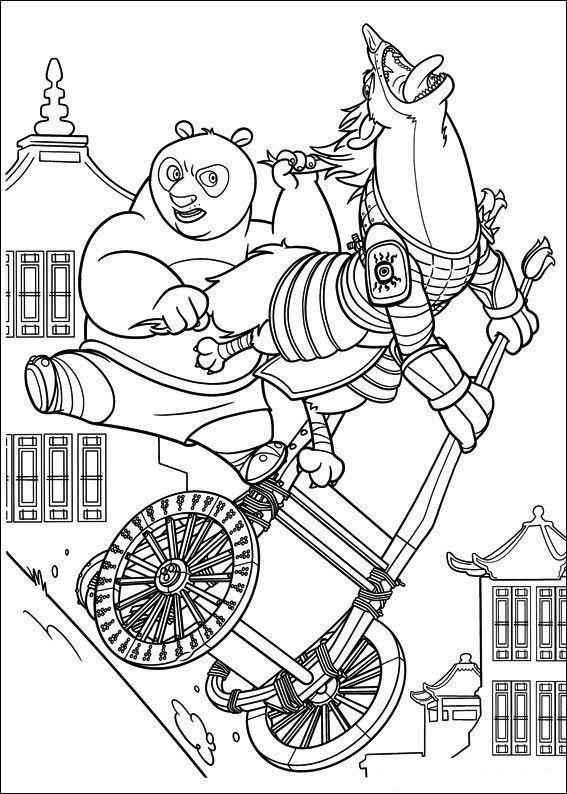 Kung Fu Panda Ausmalbilder 628