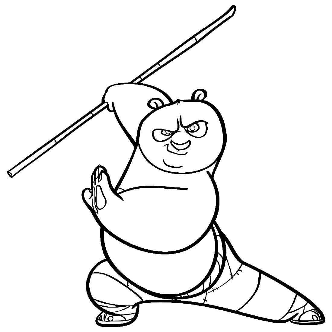 Kung Fu Panda Ausmalbilder 796