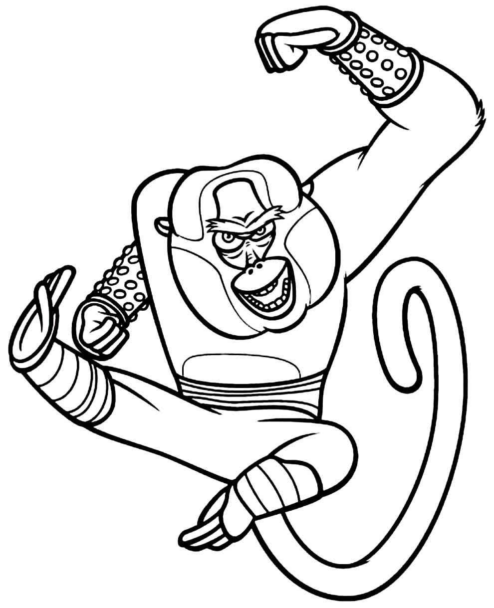 Kung Fu Panda Ausmalbilder 852