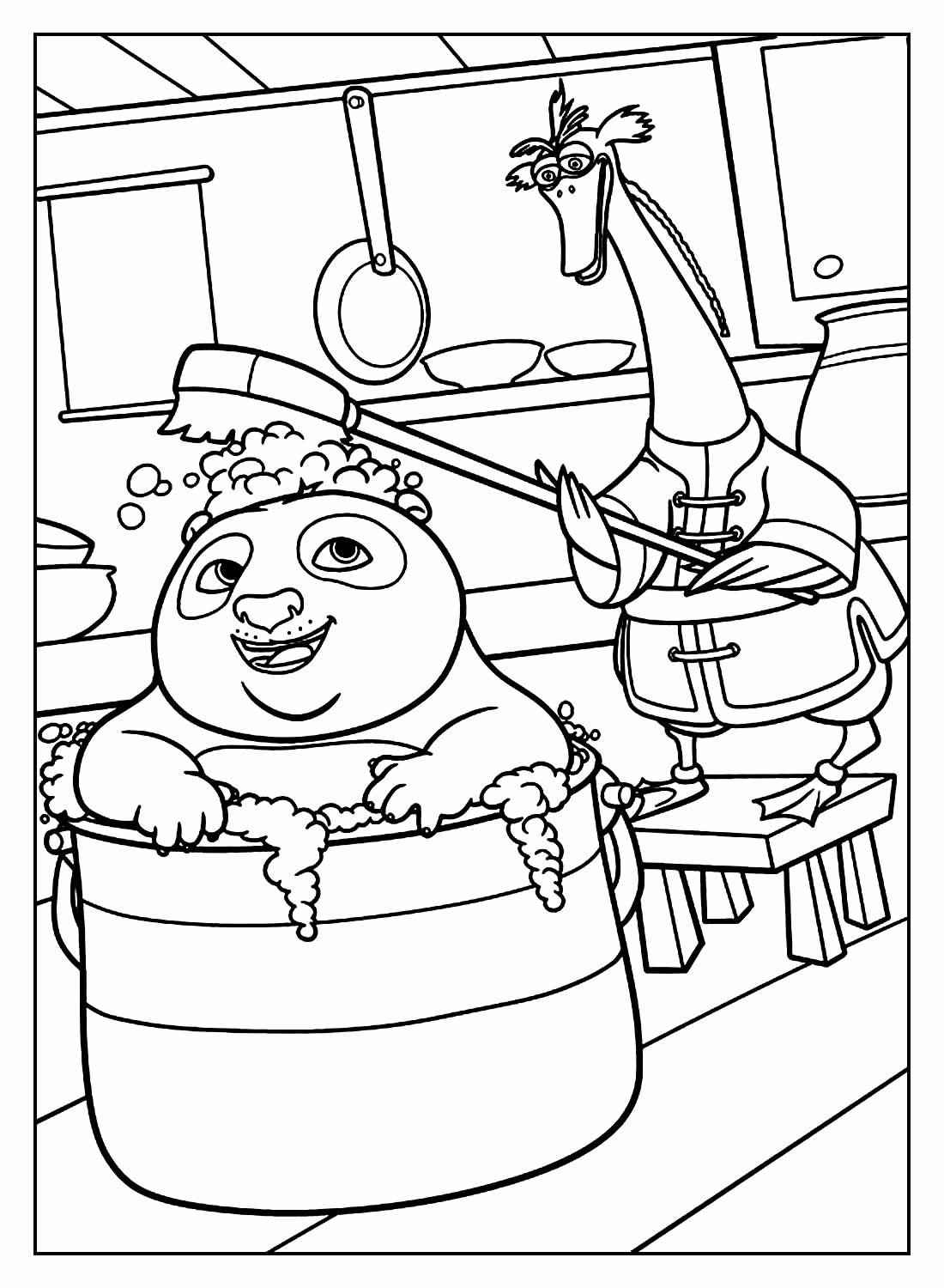 Kung Fu Panda Ausmalbilder 925