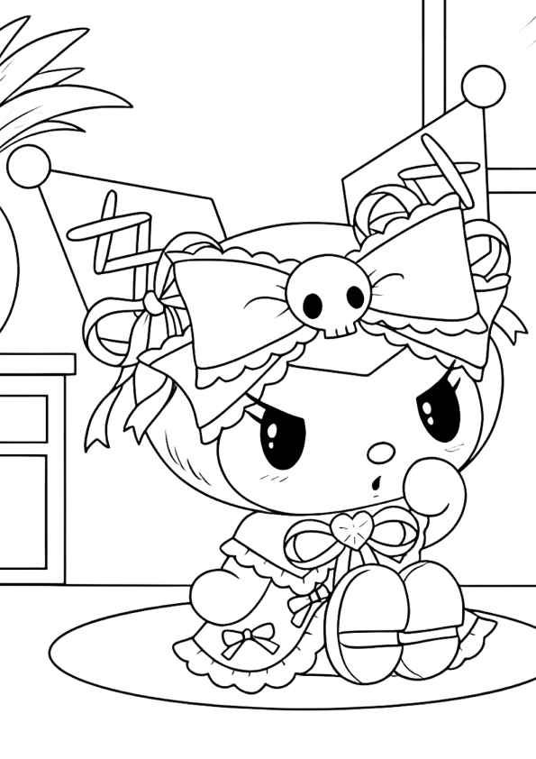 Kuromi Ausmalbilder 284