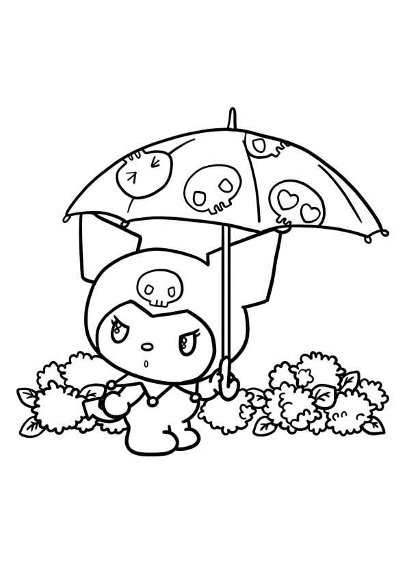 Kuromi Ausmalbilder 476