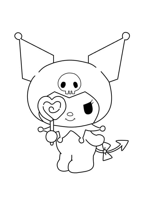 Kuromi Ausmalbilder 773