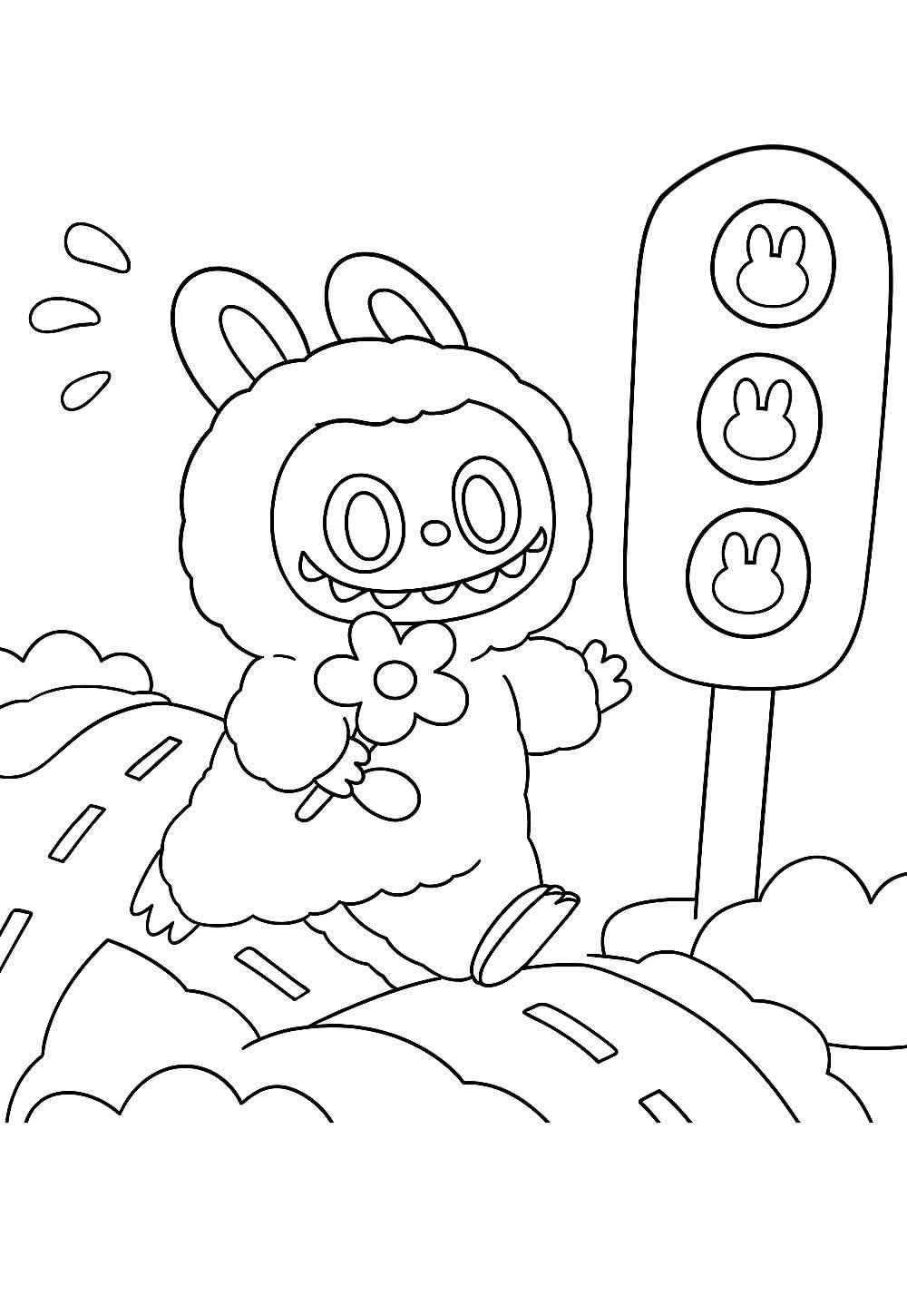 Labubu Ausmalbilder 250