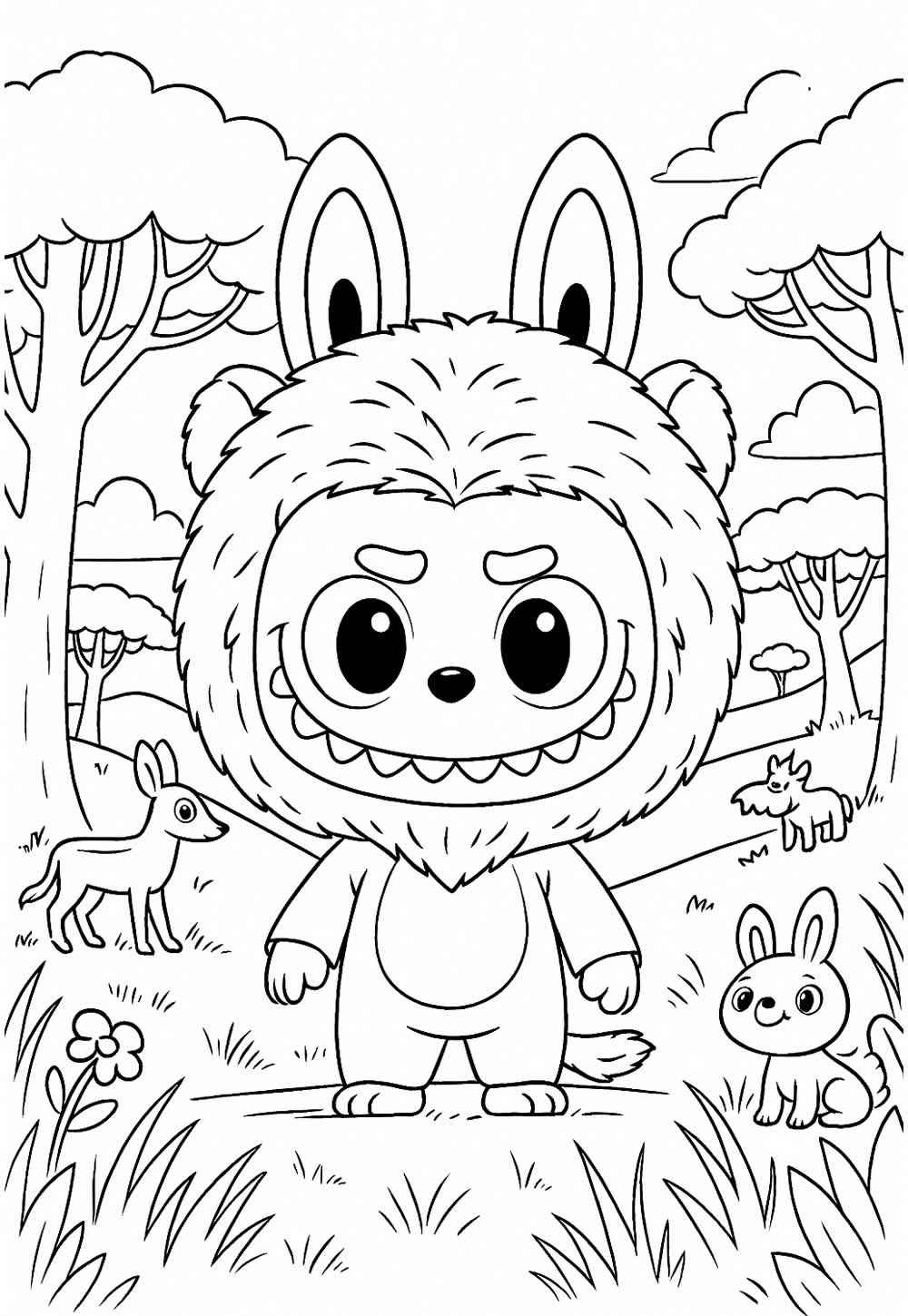 Labubu Ausmalbilder 283