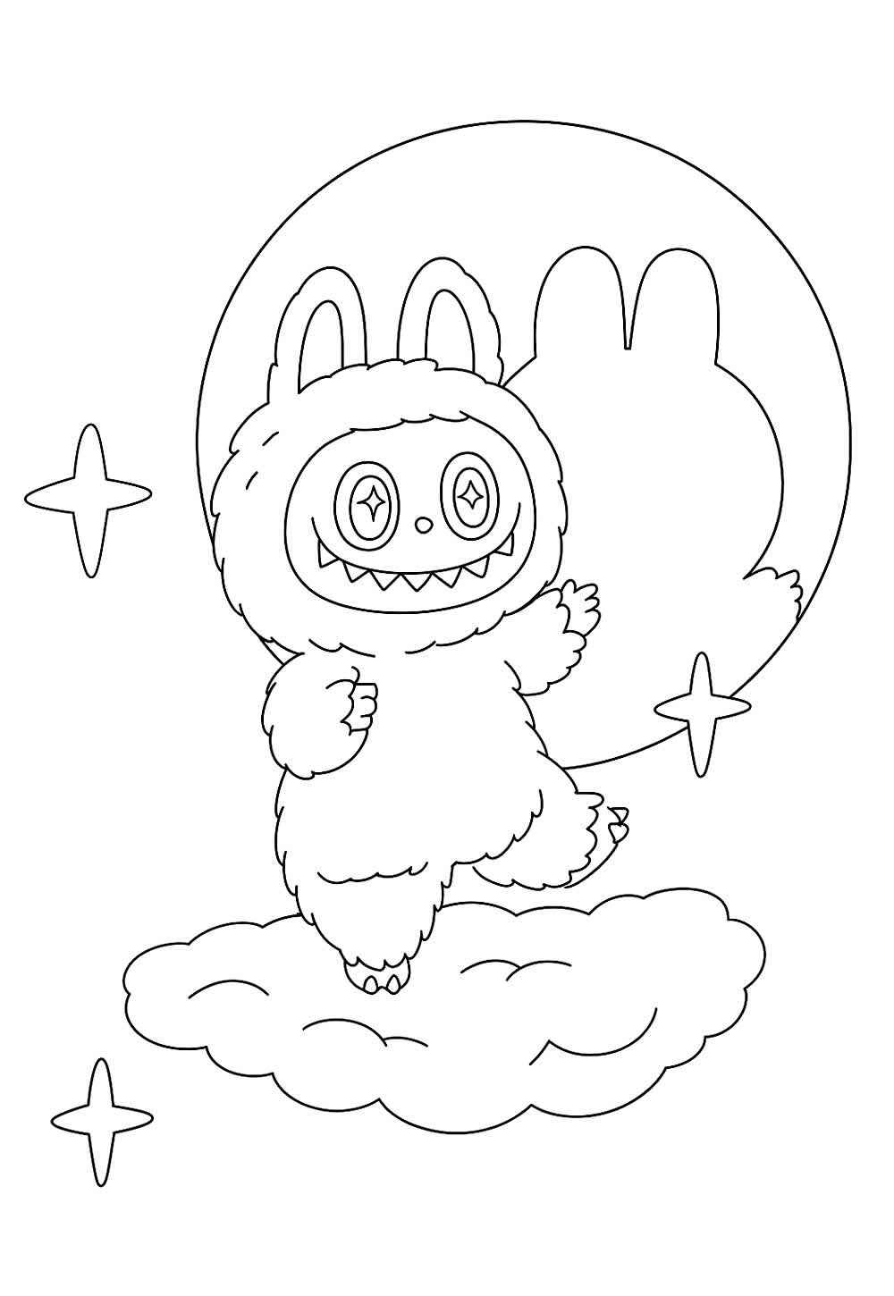 Labubu Ausmalbilder 674