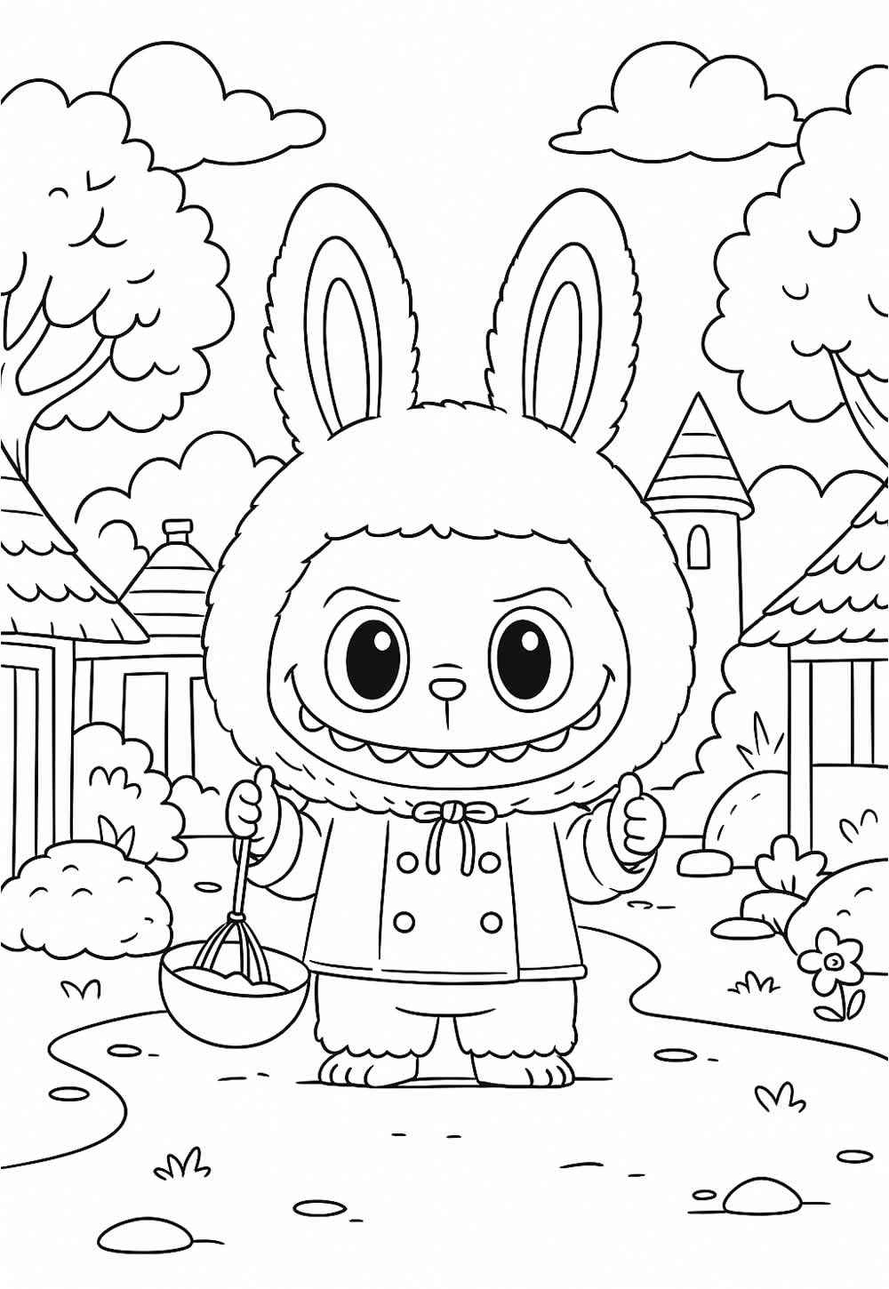 Labubu Ausmalbilder 812