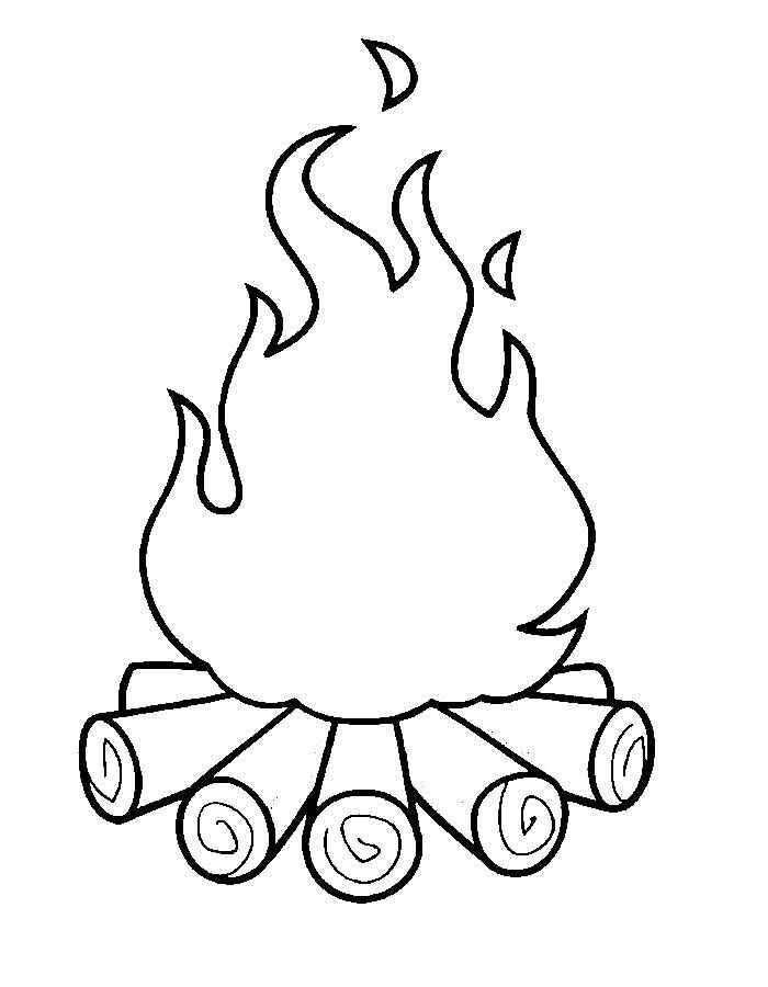 Lagerfeuer Ausmalbilder 433