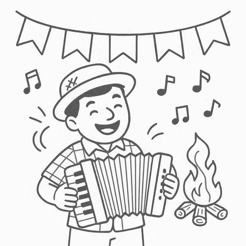 Lagerfeuer Ausmalbilder 678