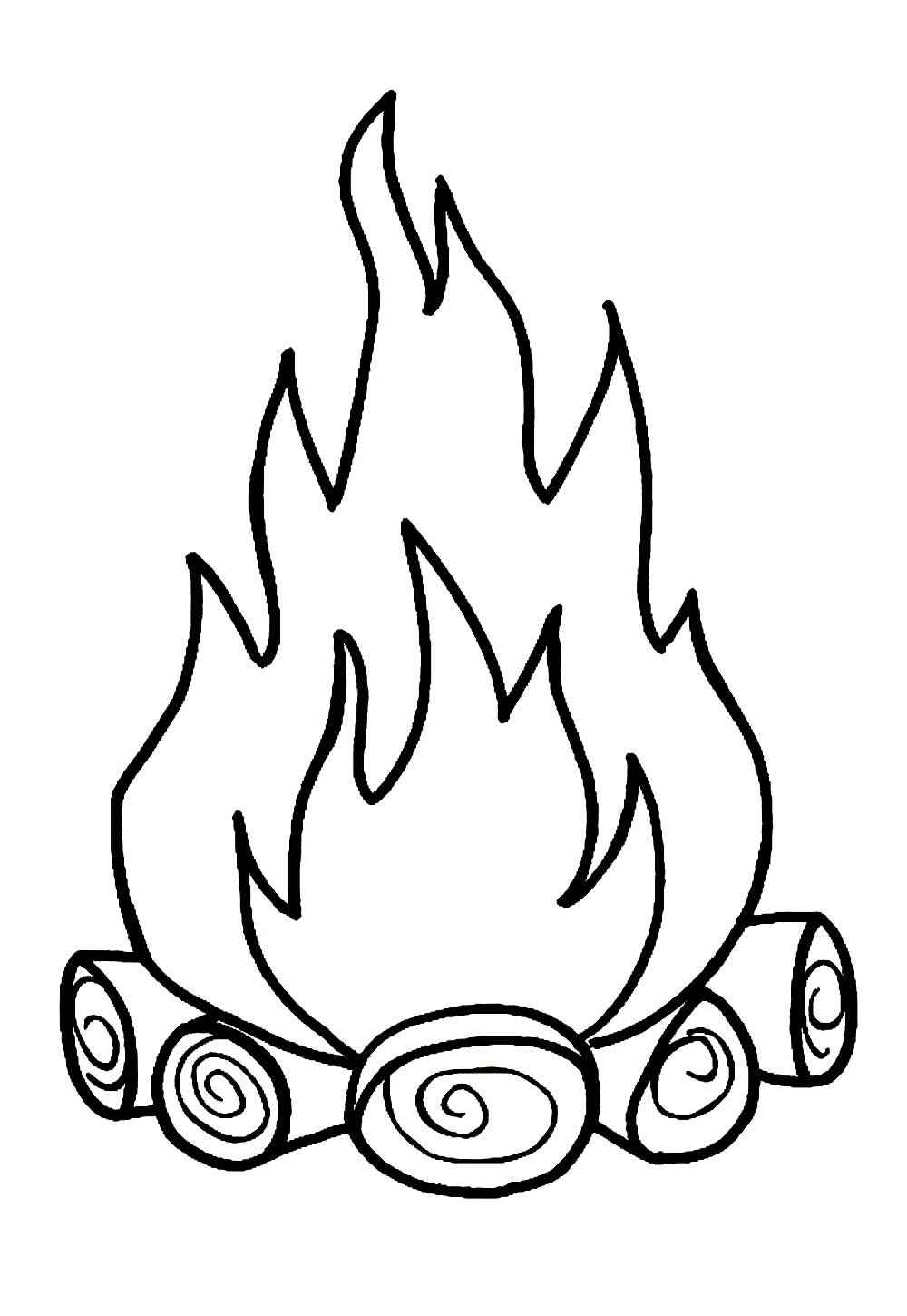 Lagerfeuer Ausmalbilder 897