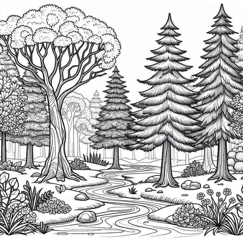 Landschaften Ausmalbilder 155