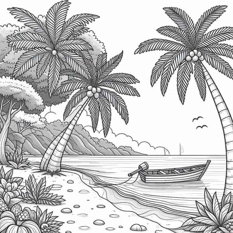 Landschaften Ausmalbilder 479