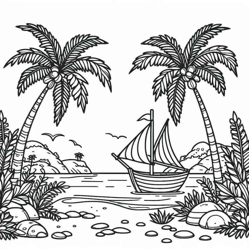 Landschaften Ausmalbilder 597