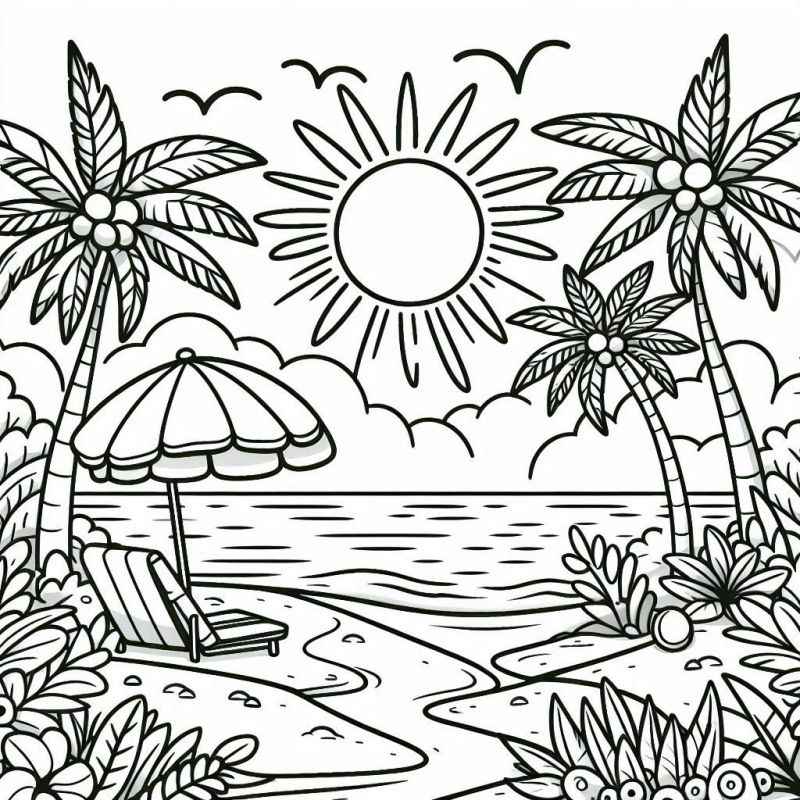 Landschaften Ausmalbilder 710