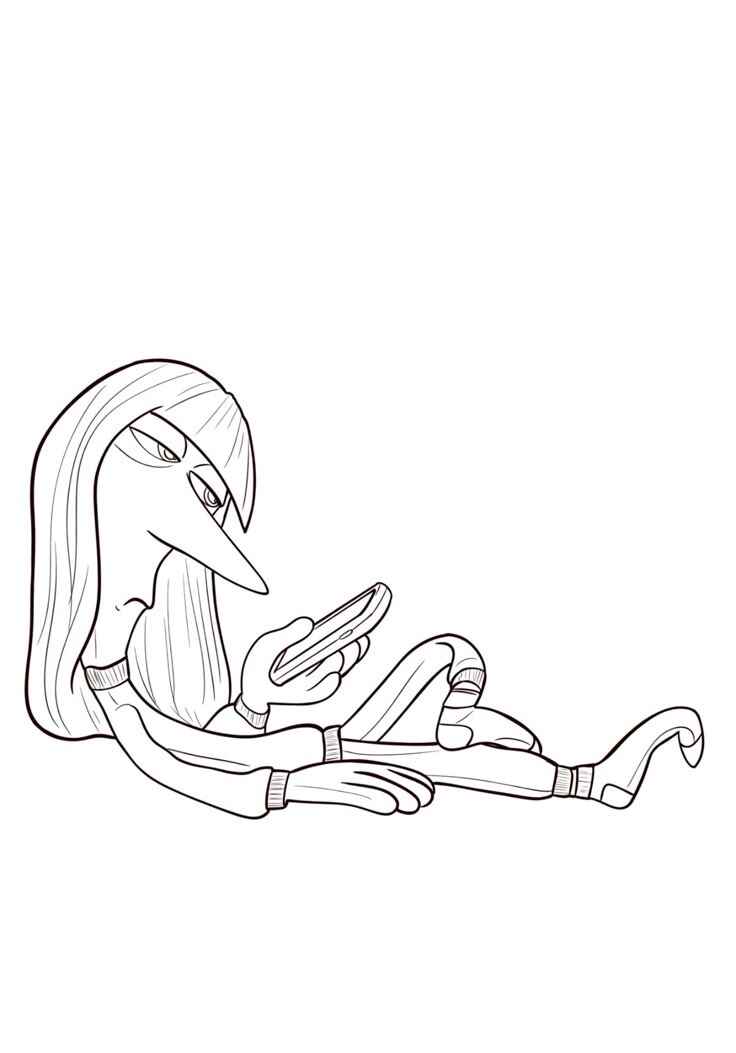 Langeweile von innen nach außen Ausmalbilder 730