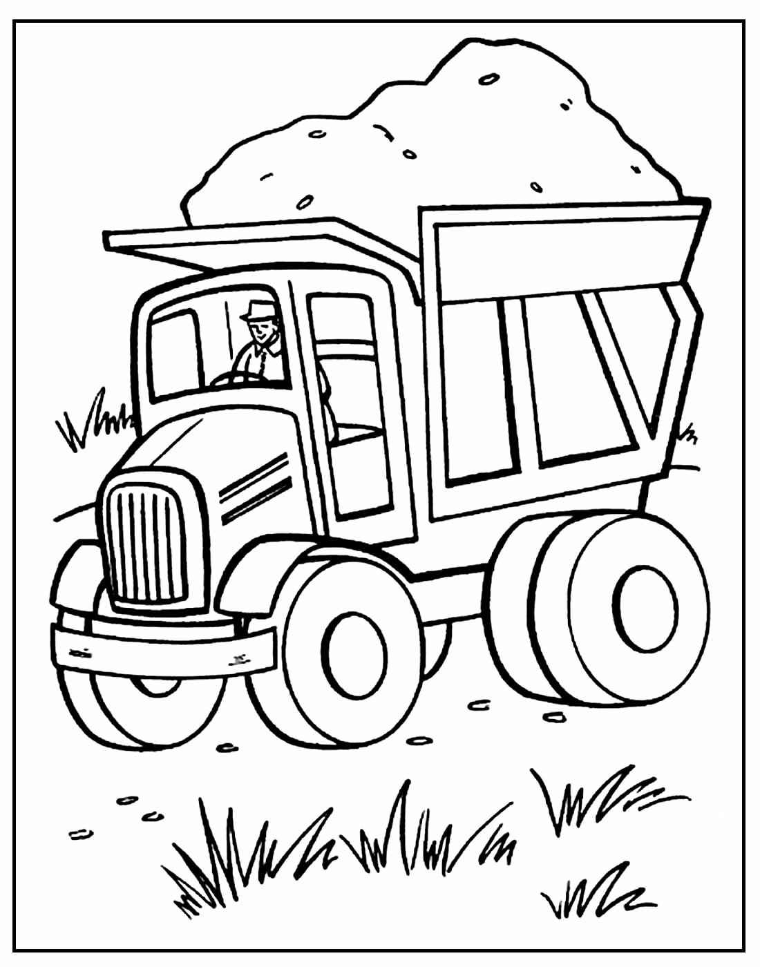 Lastwagen Ausmalbilder 042