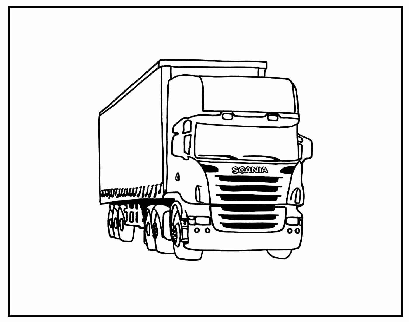 Lastwagen Ausmalbilder 058