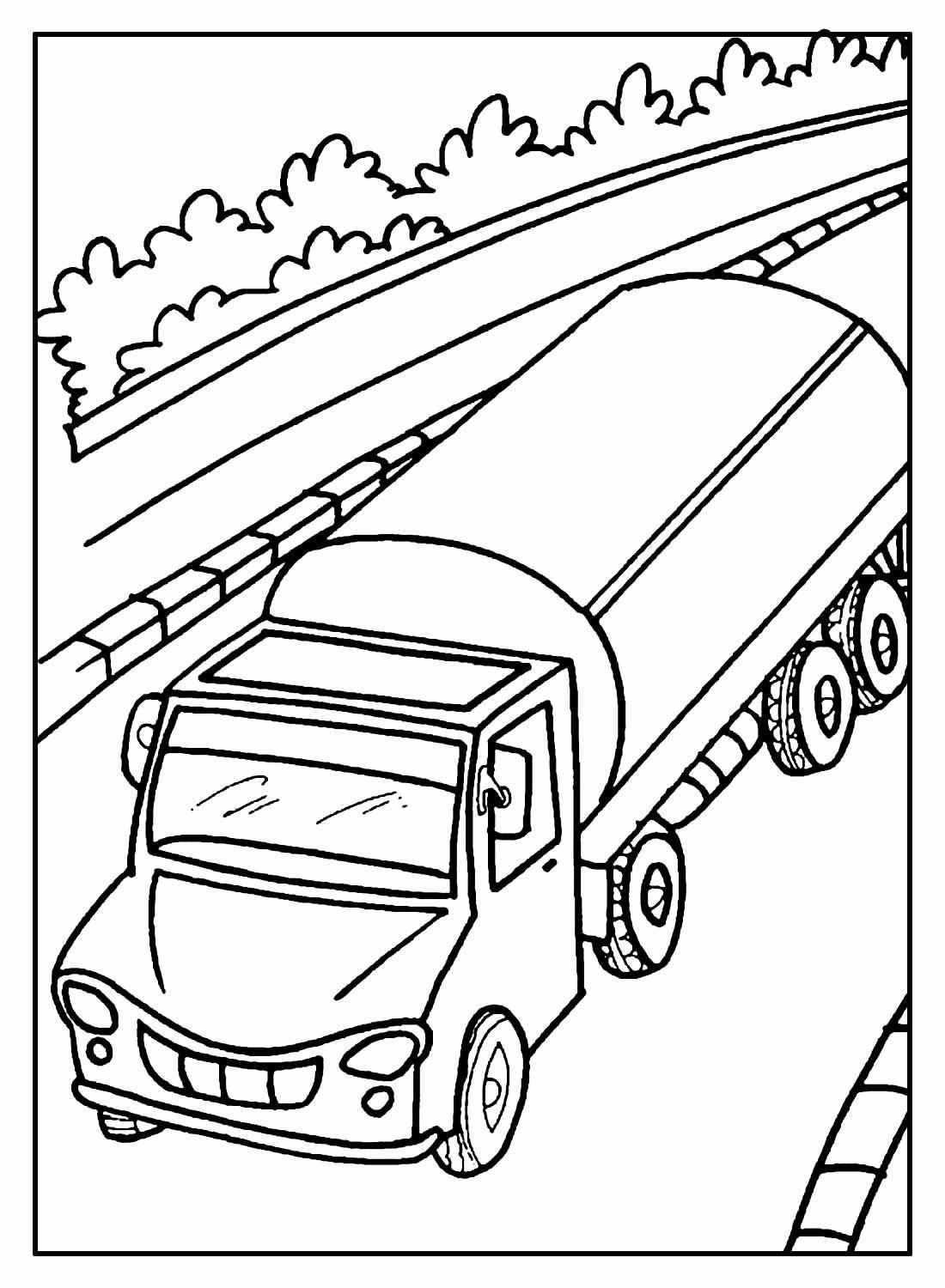 Lastwagen Ausmalbilder 084