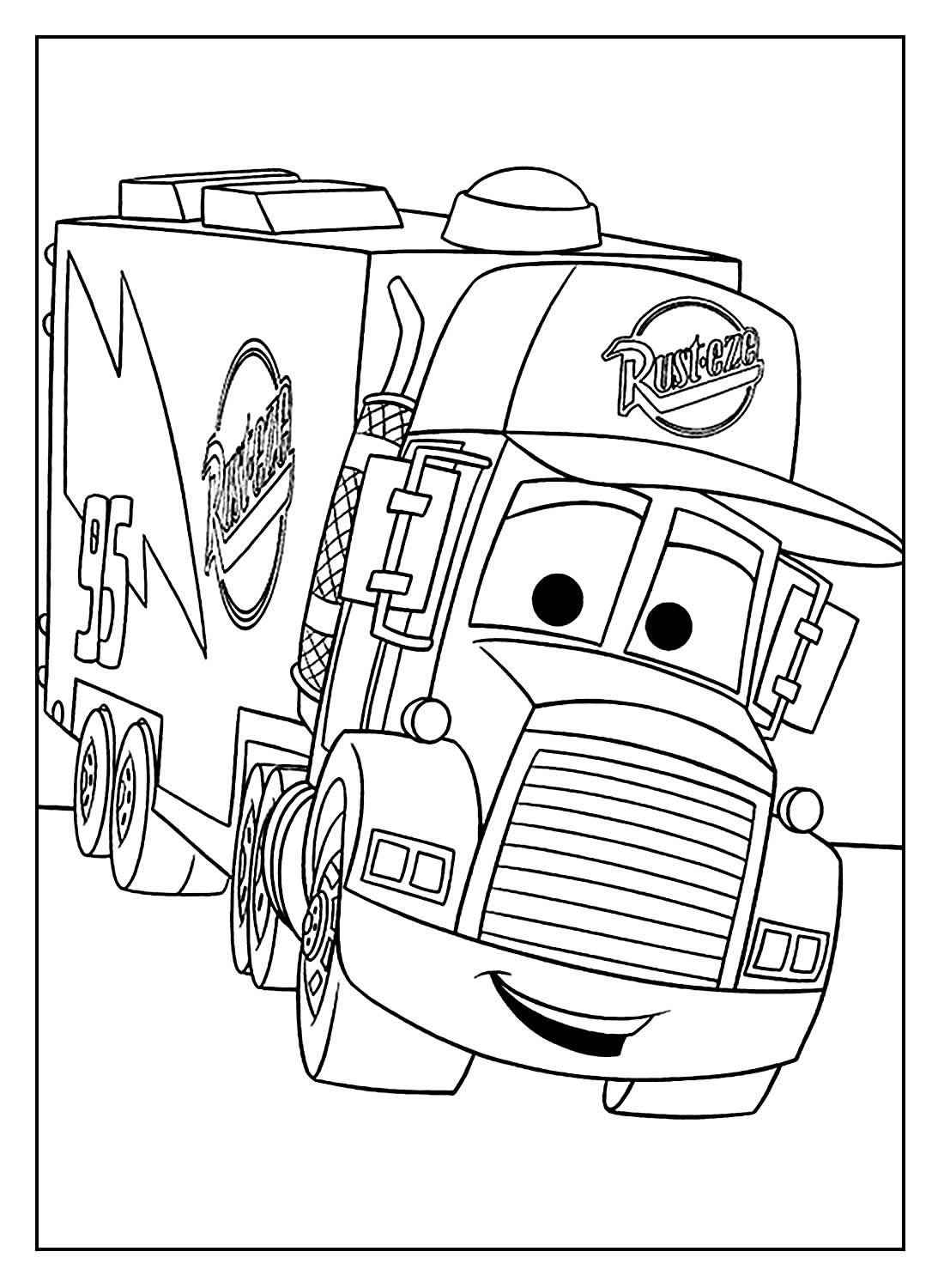 Lastwagen Ausmalbilder 134