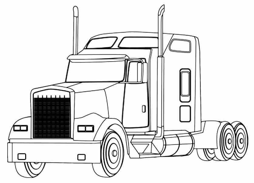 Lastwagen Ausmalbilder 142