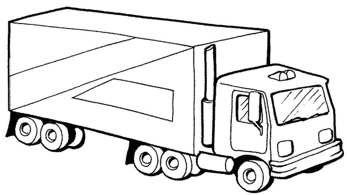 Lastwagen Ausmalbilder 146