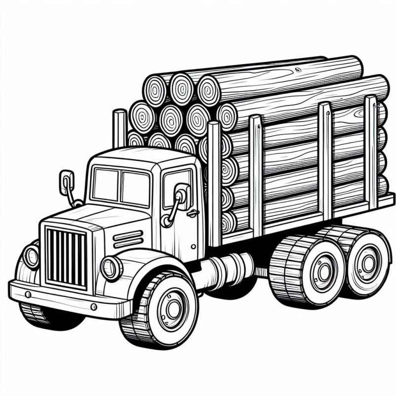 Lastwagen Ausmalbilder 257