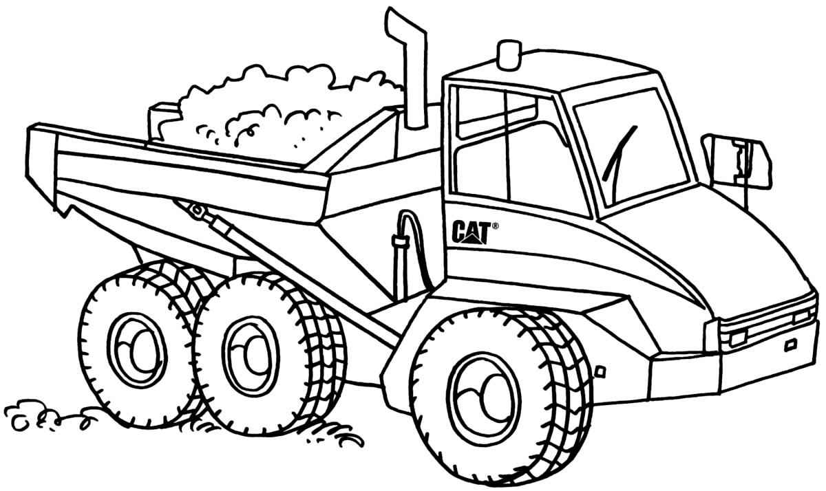 Lastwagen Ausmalbilder 328