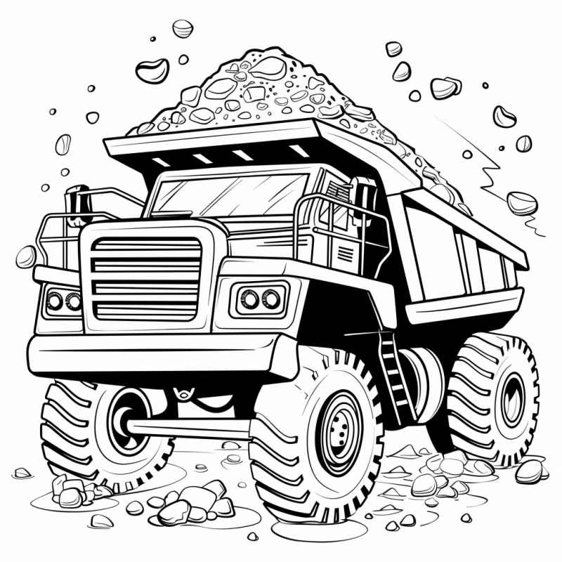 Lastwagen Ausmalbilder 342