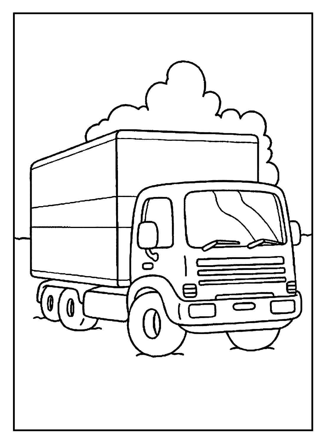 Lastwagen Ausmalbilder 377