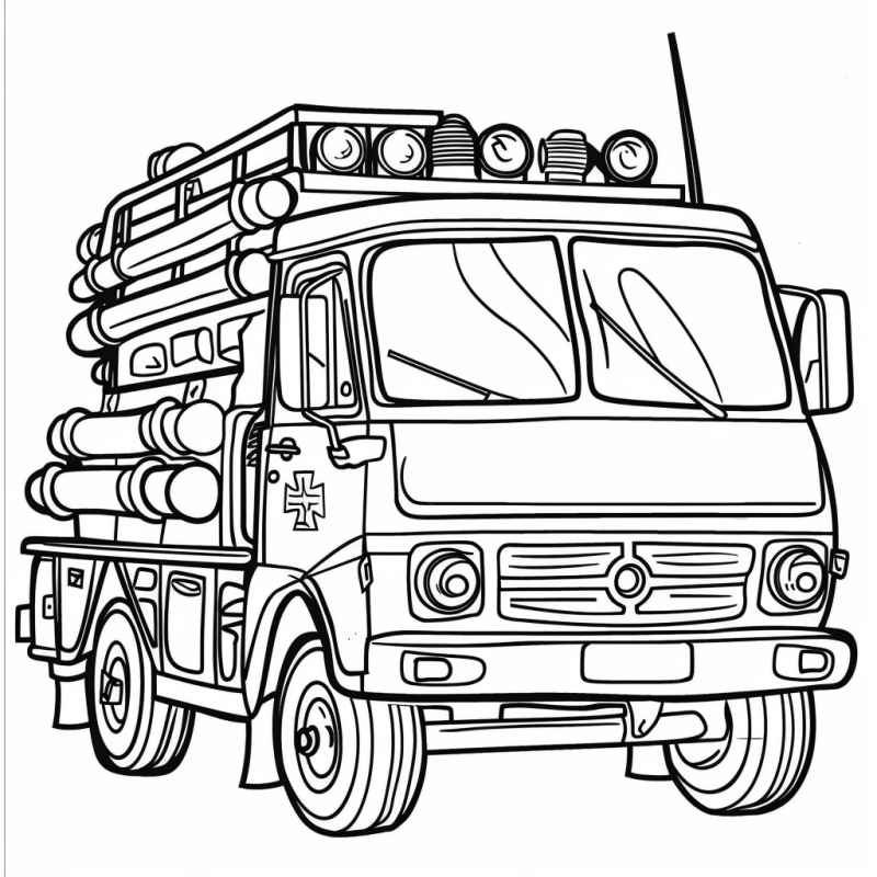 Lastwagen Ausmalbilder 417