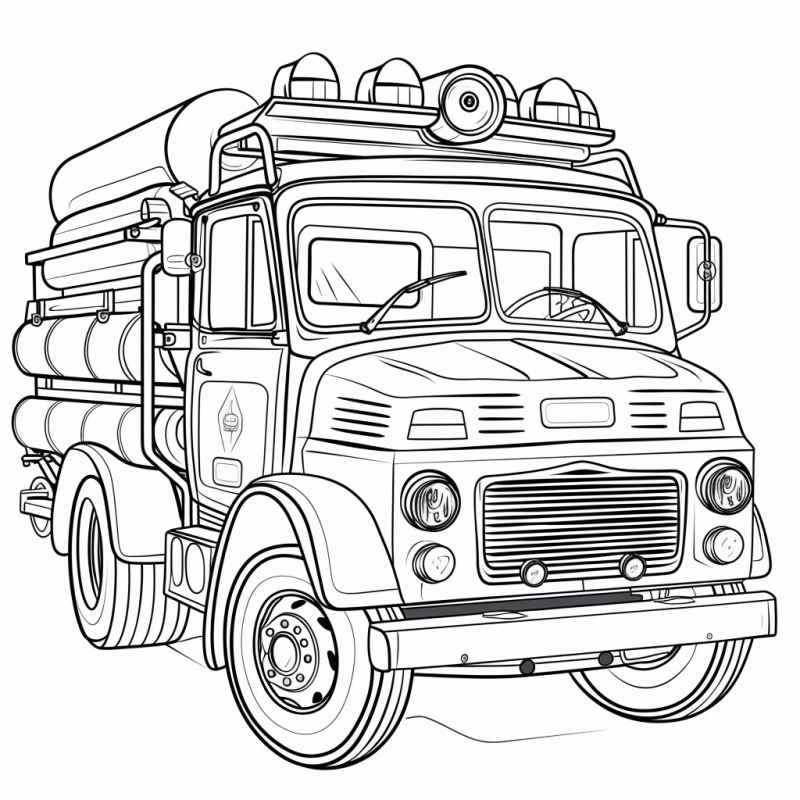 Lastwagen Ausmalbilder 420