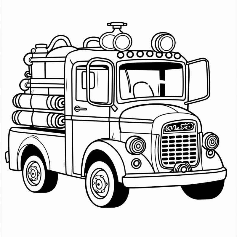 Lastwagen Ausmalbilder 517