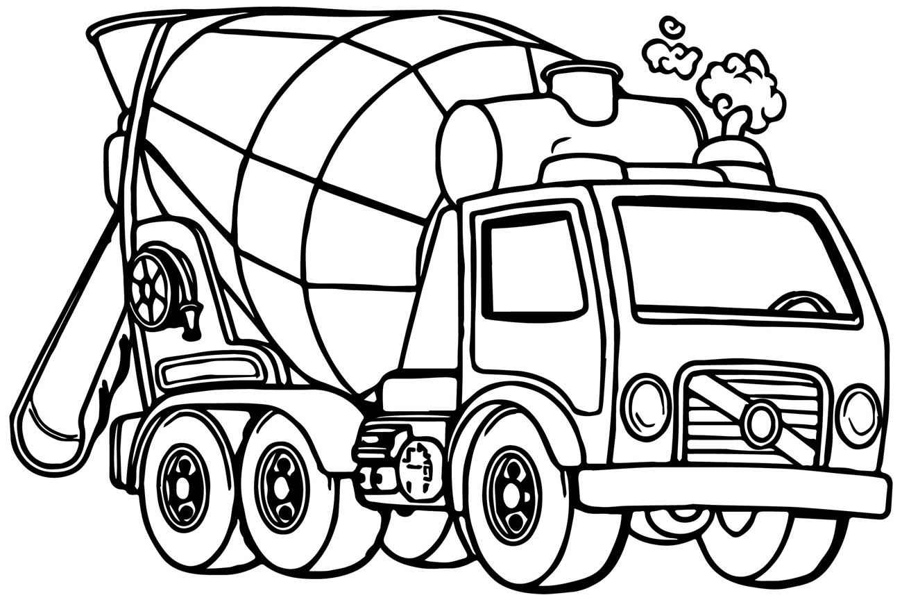 Lastwagen Ausmalbilder 549