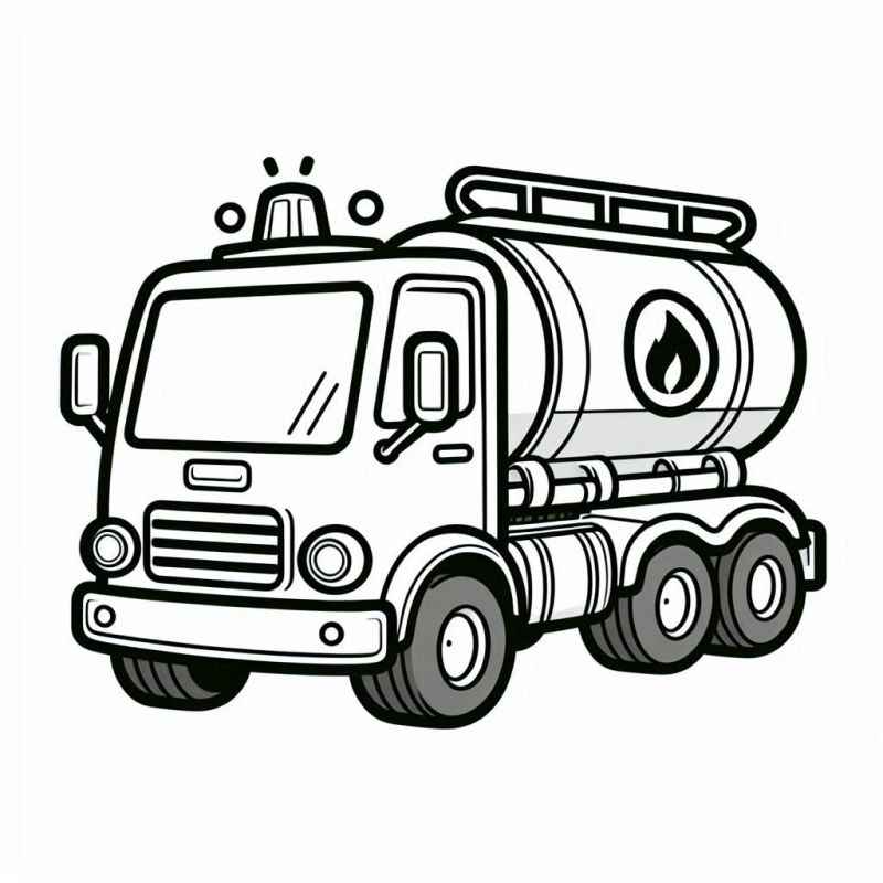 Lastwagen Ausmalbilder 571