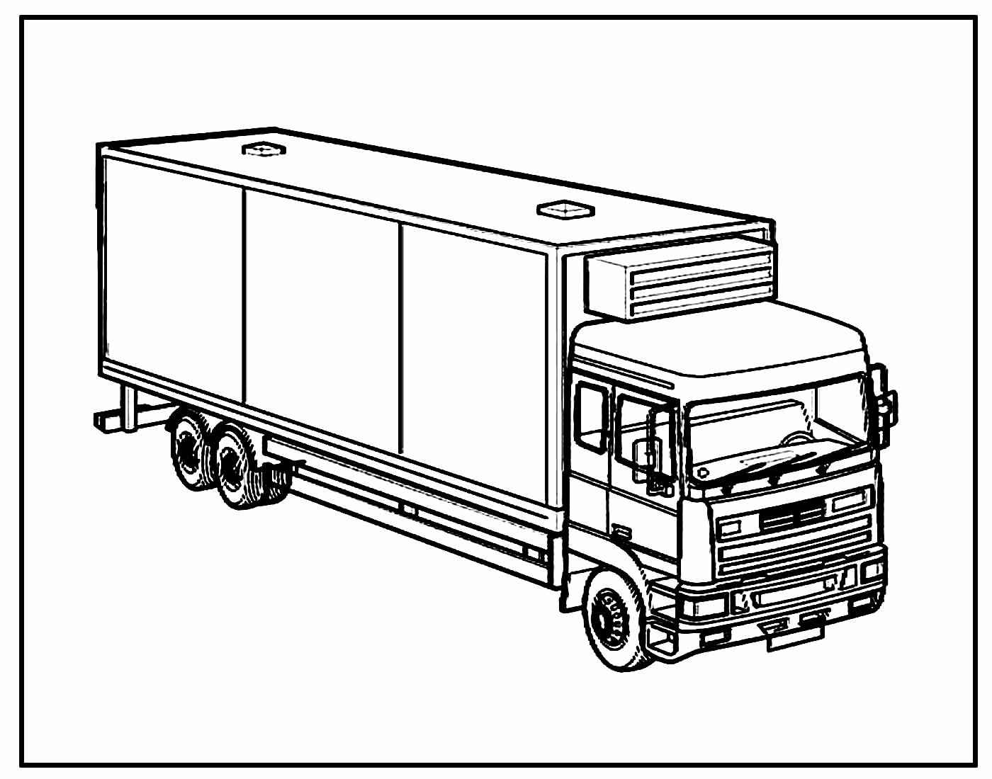 Lastwagen Ausmalbilder 644