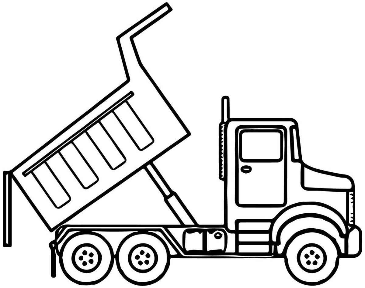 Lastwagen Ausmalbilder 667