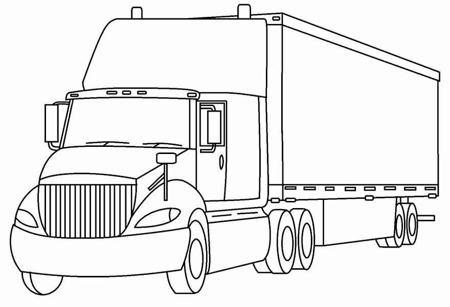 Lastwagen Ausmalbilder 671