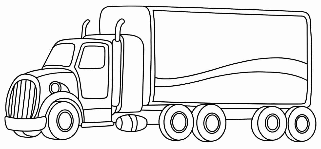 Lastwagen Ausmalbilder 732