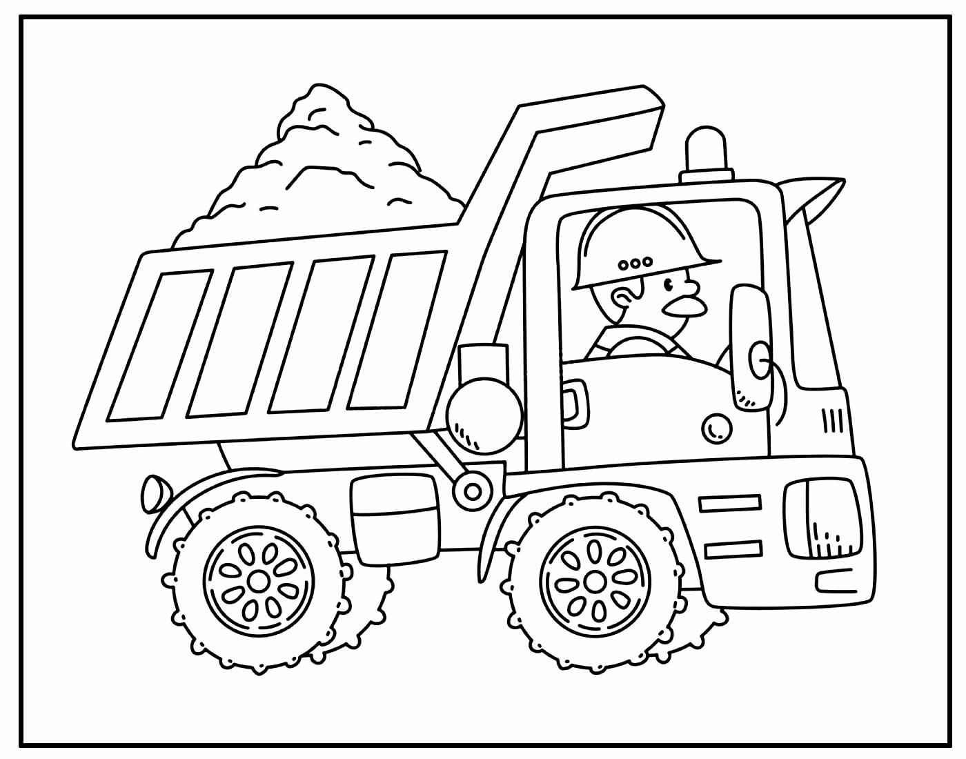 Lastwagen Ausmalbilder 826