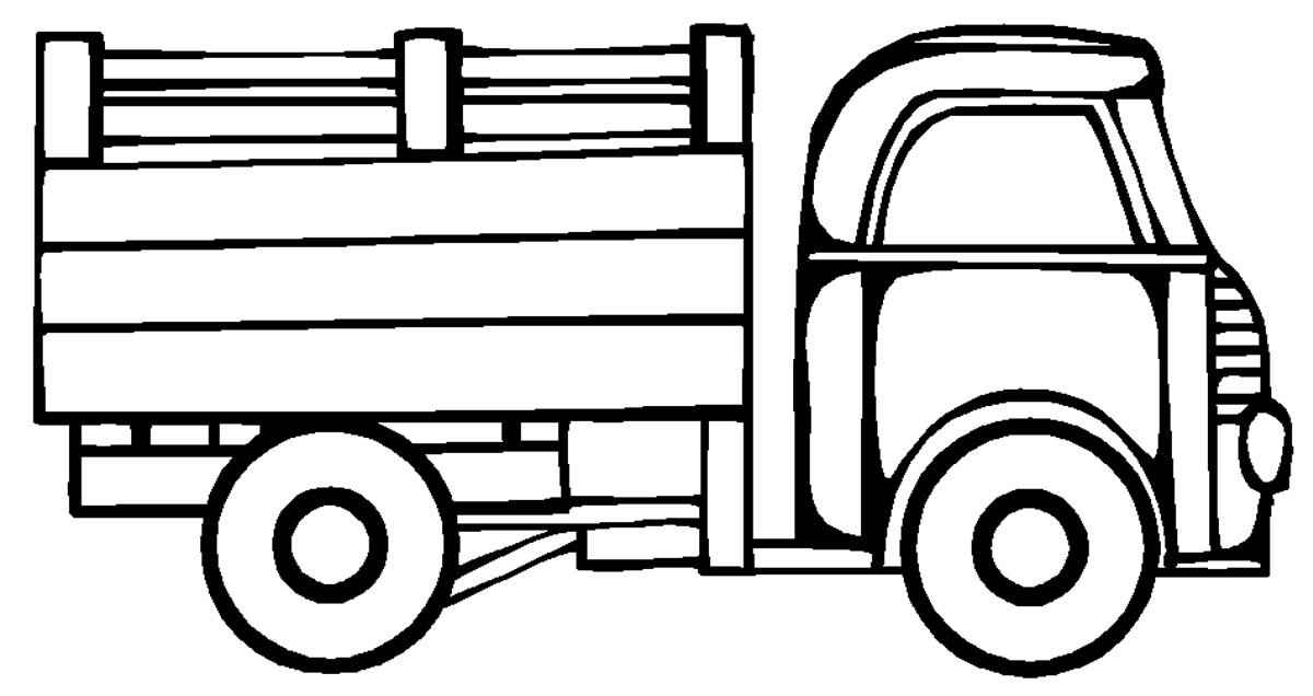 Lastwagen Ausmalbilder 845