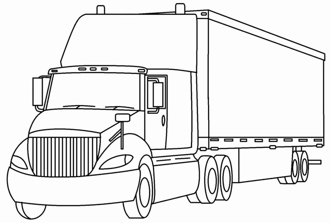 Lastwagen Ausmalbilder 876