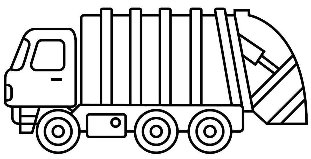 Lastwagen Ausmalbilder 943