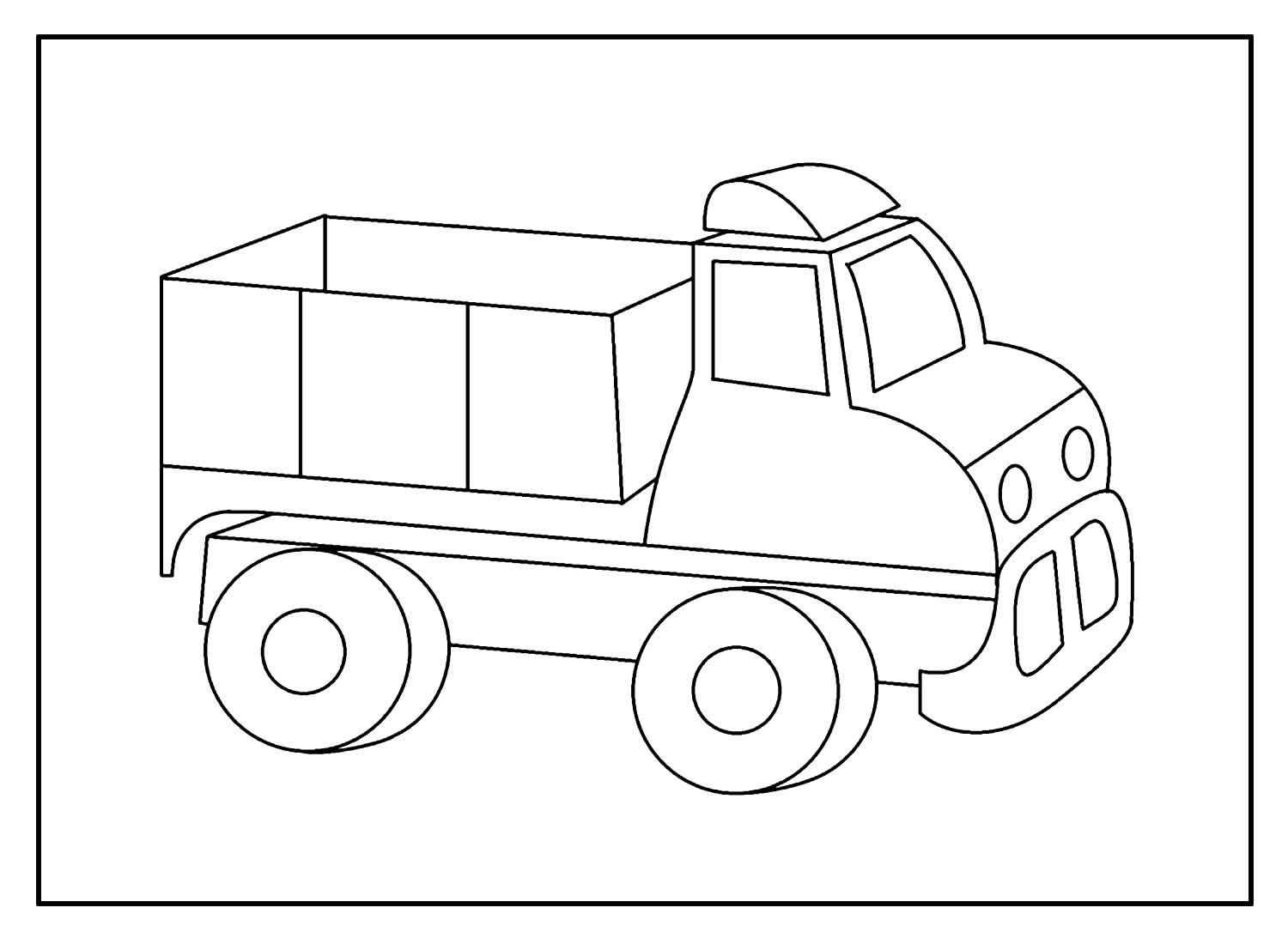 Lastwagen Ausmalbilder 946