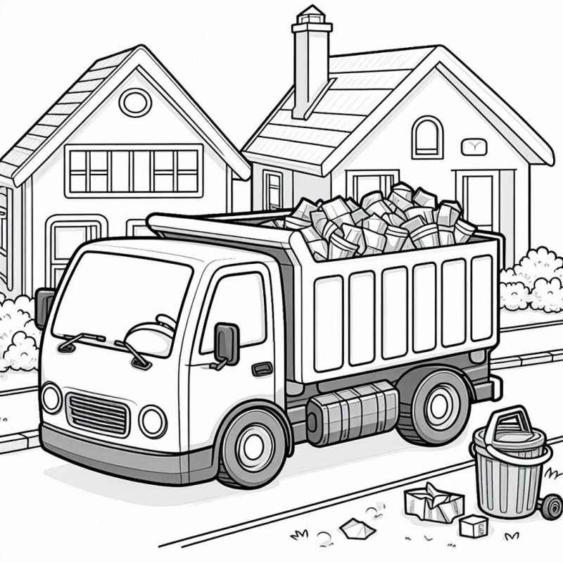 Lastwagen Ausmalbilder 959