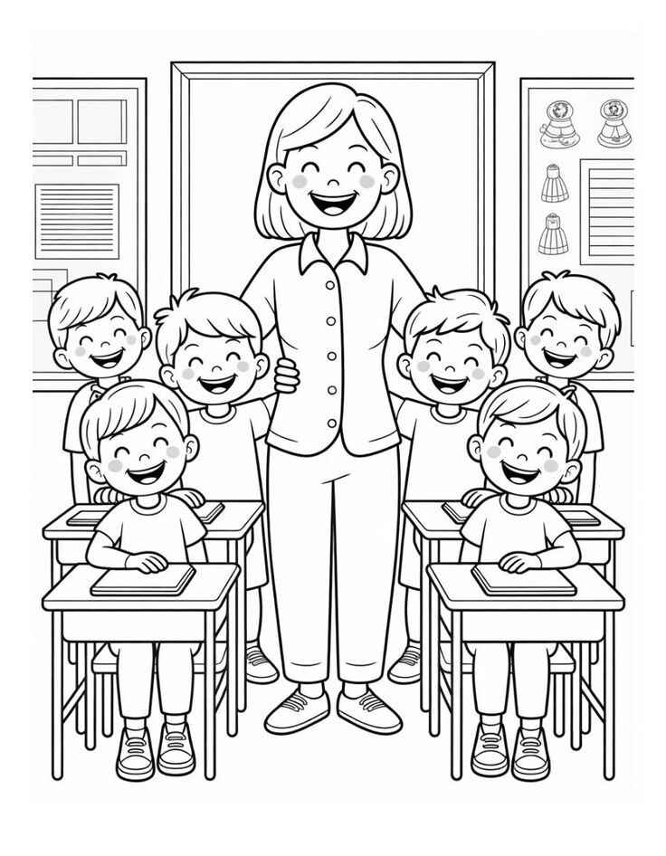 Lehrer Ausmalbilder 113