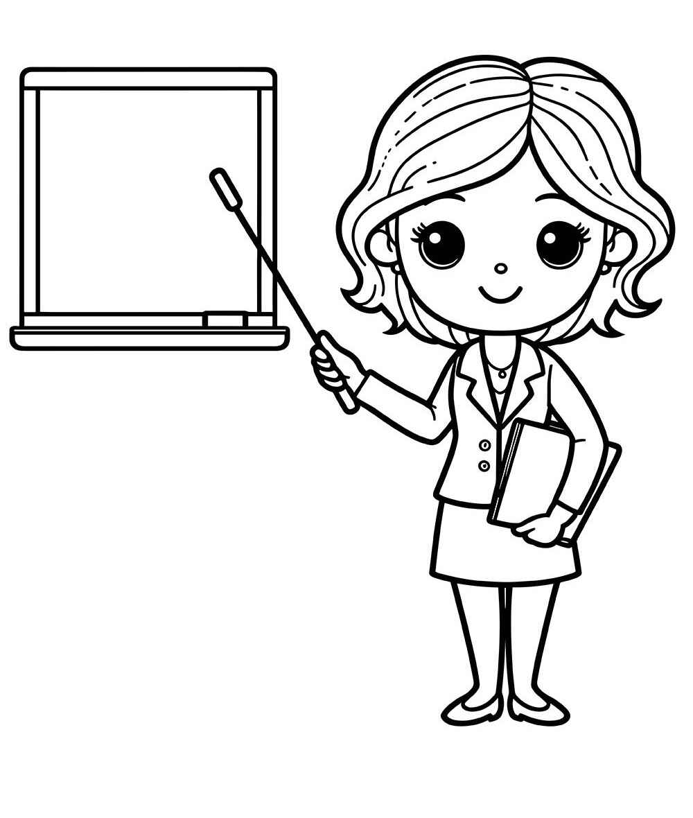 Lehrer Ausmalbilder 209